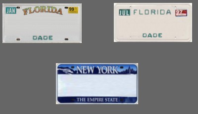 Real Licence Plates